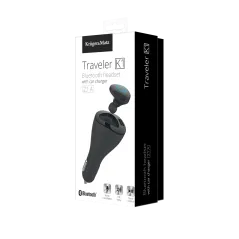 Słuchawka Bluetooth z ładowarką samochodową Kruger&Matz Traveler K1