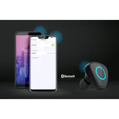 Słuchawka Bluetooth z ładowarką samochodową Kruger&Matz Traveler K1