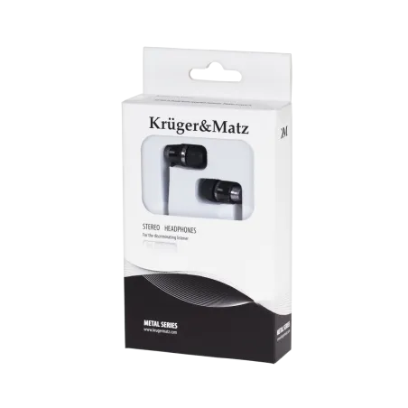 Słuchawki dokanałowe Kruger&Matz KMM01BK