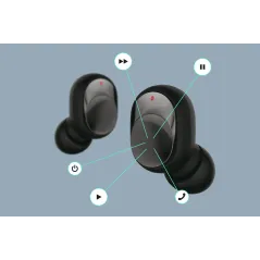 Słuchawki bezprzewodowe dokanałowe Rebel TWS-Y60