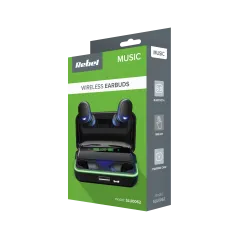 Słuchawki bezprzewodowe dokanałowe z powerbank Rebel SN-E10