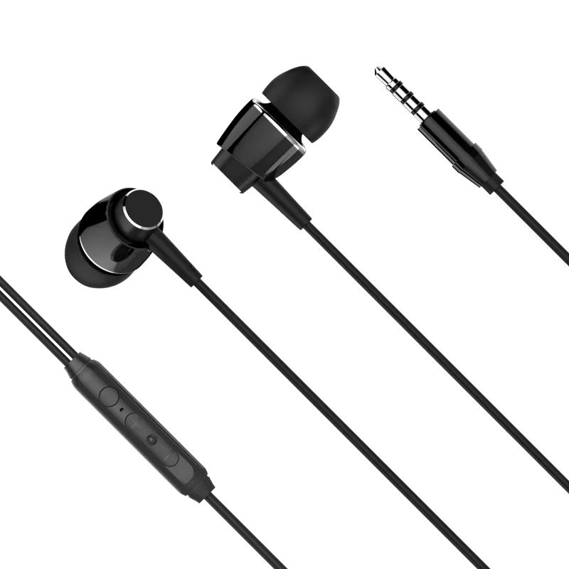 Słuchawki dokanałowe z mikrofonem Kruger&Matz B1 czarne