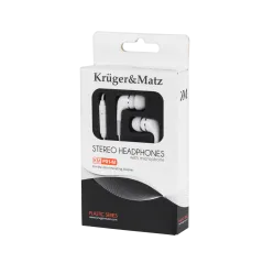 Słuchawki dokanałowe z mikrofonem Kruger&Matz KMP01-M