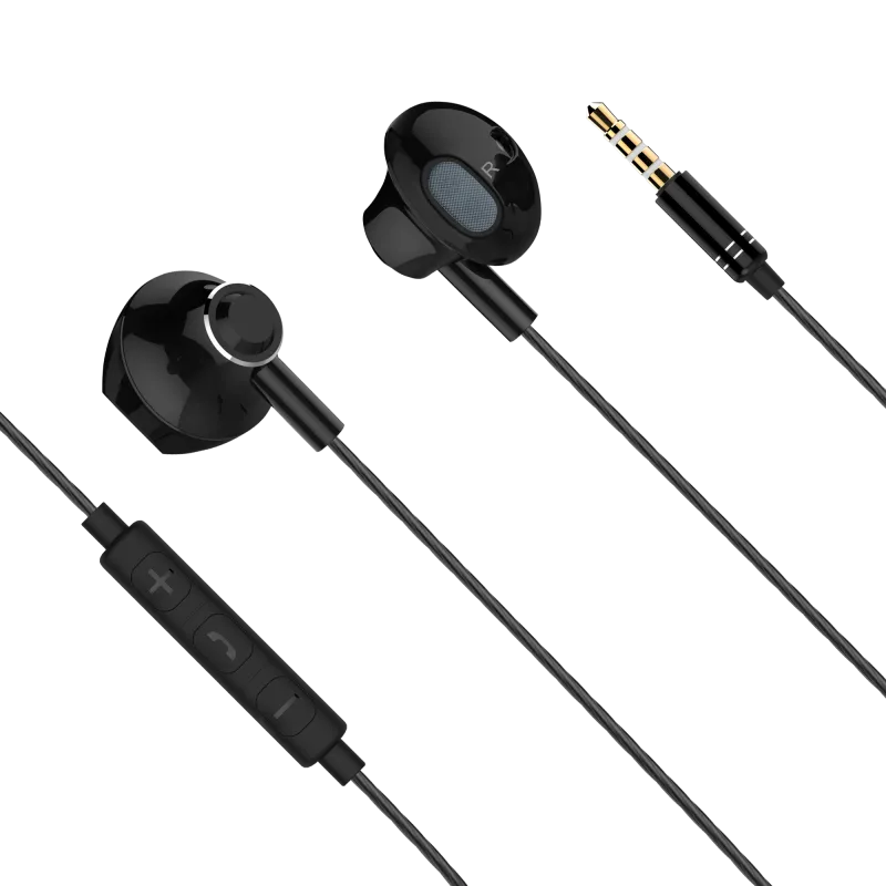 Słuchawki douszne z mikrofonem Kruger&Matz B2 czarne