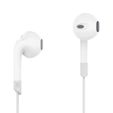 Słuchawki douszne z mikrofonem na USB-C Kruger&Matz C2 białe