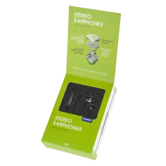 Słuchawki metalowe douszne M-Life Jack 3,5 z mikrofonem iphone/samsung