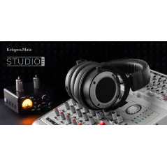 Słuchawki nauszne studyjne Kruger&Matz, model Studio Pro