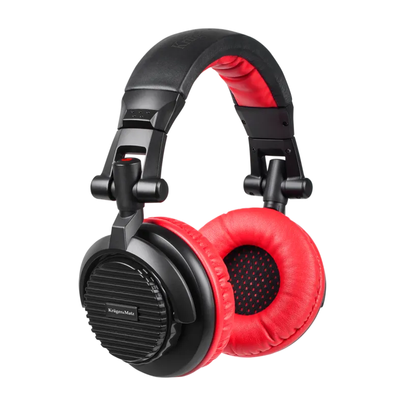 Słuchawki przewodowe nauszne dla DJ-ów Kruger&Matz model DJ-200