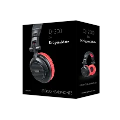 Słuchawki przewodowe nauszne dla DJ-ów Kruger&Matz model DJ-200