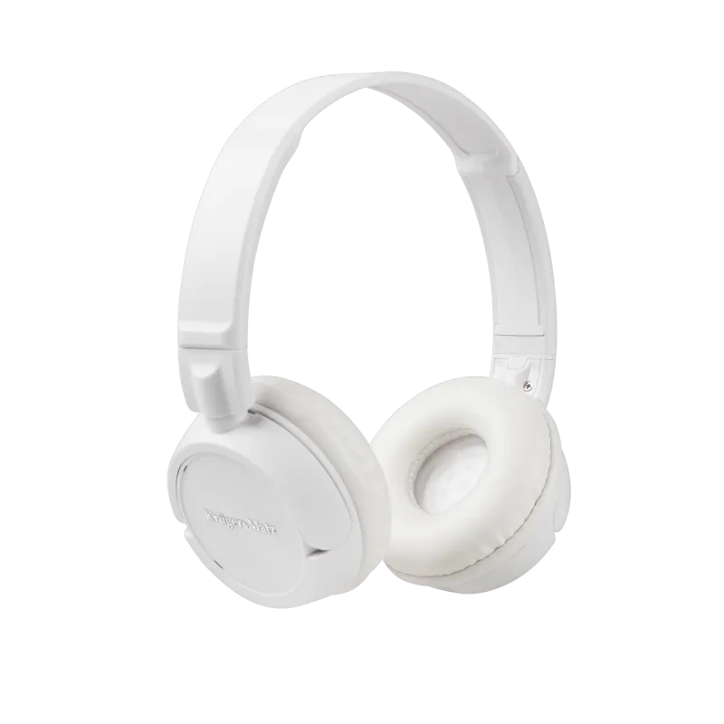 Słuchawki przewodowe nauszne Kruger&Matz model Flow, kolor biały