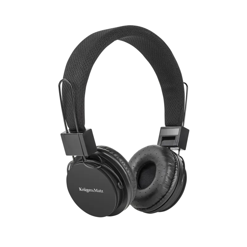 Słuchawki przewodowe nauszne Kruger&Matz model Wave, czarne