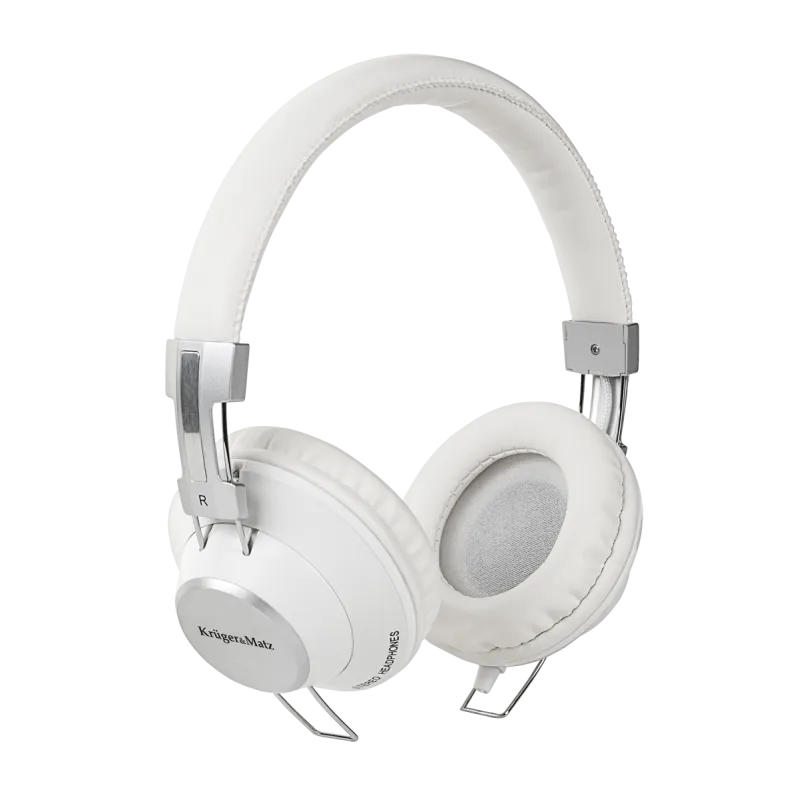 Słuchawki przewodowe nauszne Kruger&Matz Soul, białe