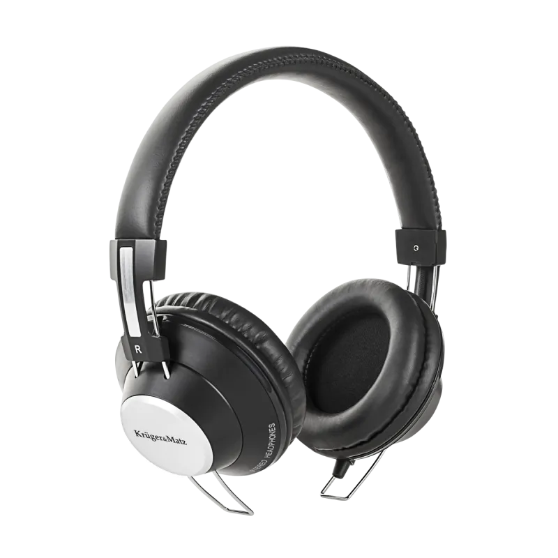 Słuchawki przewodowe nauszne Kruger&Matz Soul, czarne