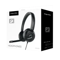 Słuchawki z mikrofonem do komputera ( USB ) Kruger&Matz P3