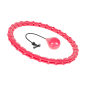 Smart Hula Hop odchudzające koło z wypustkami i obciążeniem 50cm, różowe, REBEL ACTIVE Smart Hula Hop odchudzające koło z wypustkami i obciążeniem 50cm, różowe, REBEL ACTIVE