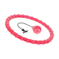 Smart Hula Hop odchudzające koło z wypustkami i obciążeniem 50cm, różowe, REBEL ACTIVE Smart Hula Hop odchudzające koło z wypustkami i obciążeniem 50cm, różowe, REBEL ACTIVE