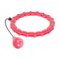 Smart Hula Hop odchudzające koło z wypustkami i obciążeniem 50cm, różowe, REBEL ACTIVE Smart Hula Hop odchudzające koło z wypustkami i obciążeniem 50cm, różowe, REBEL ACTIVE