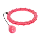 Smart Hula Hop odchudzające koło z wypustkami i obciążeniem 50cm, różowe, REBEL ACTIVE Smart Hula Hop odchudzające koło z wypustkami i obciążeniem 50cm, różowe, REBEL ACTIVE