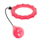 Smart Hula Hop odchudzające koło z wypustkami i obciążeniem 50cm, różowe, REBEL ACTIVE Smart Hula Hop odchudzające koło z wypustkami i obciążeniem 50cm, różowe, REBEL ACTIVE