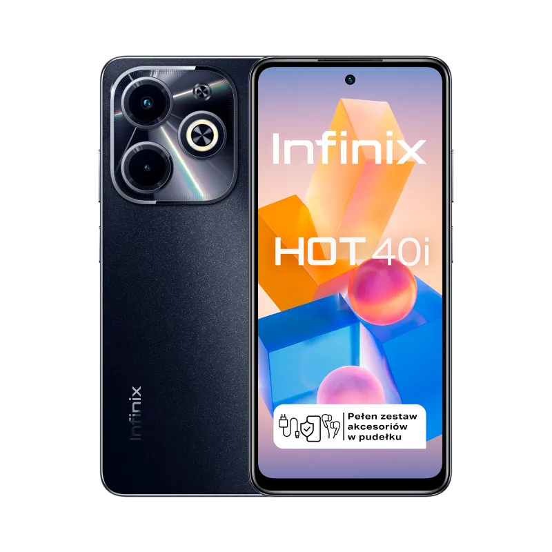 Smartfon INFINIX Hot 40i Black 8/256GB
