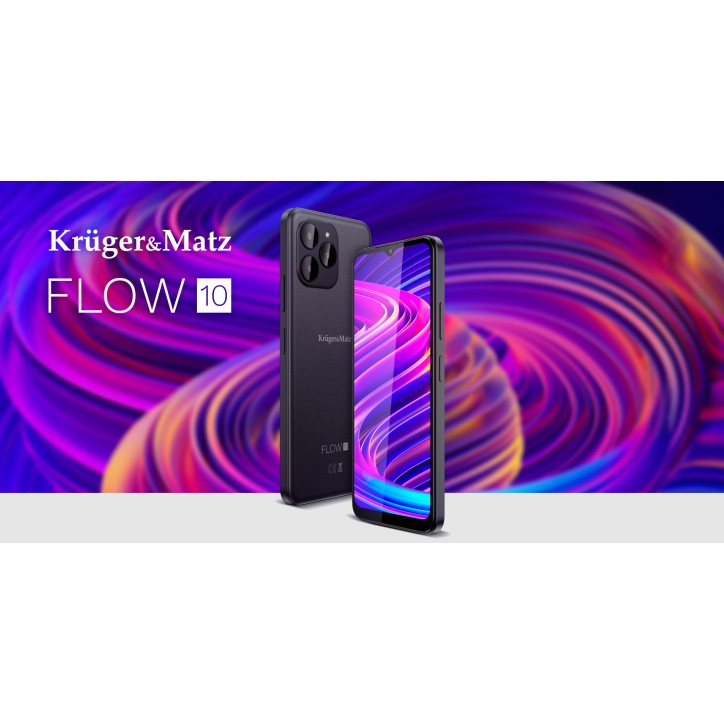 Smartfon Kruger&Matz FLOW 10 czarny Smartfon Kruger&Matz FLOW 10 czarny