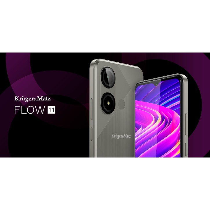 Smartfon Kruger&Matz FLOW 11 golden/grey Smartfon Kruger&Matz FLOW 11 golden/grey