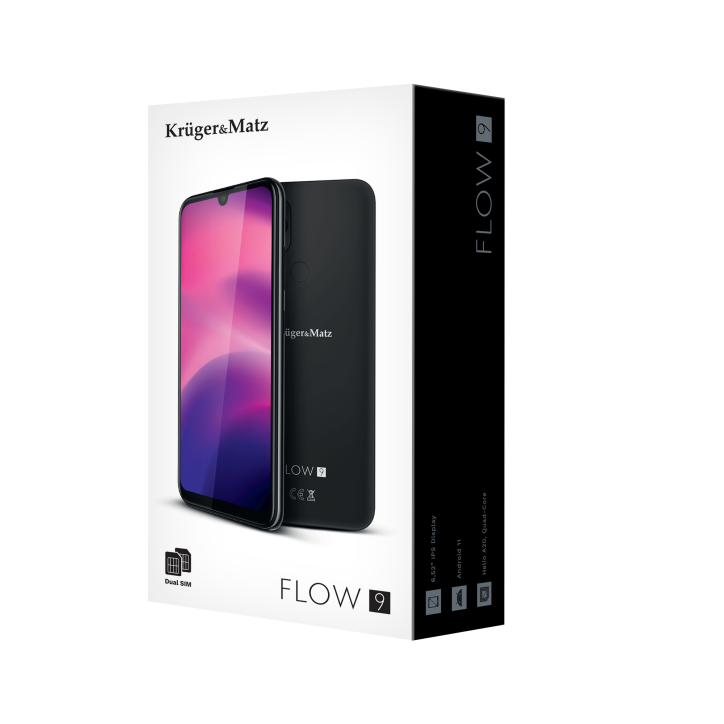 Smartfon Kruger&Matz FLOW 9 Black Smartfon Kruger&Matz FLOW 9 Black