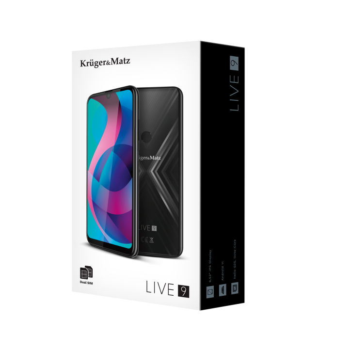 Smartfon Kruger&Matz LIVE 9 black Smartfon Kruger&Matz LIVE 9 black