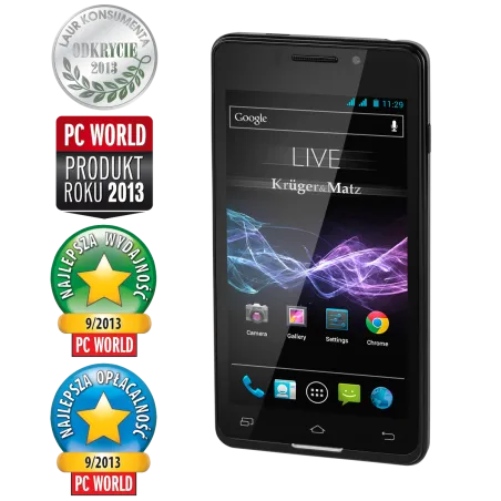 Smartfon Kruger&Matz LIVE black