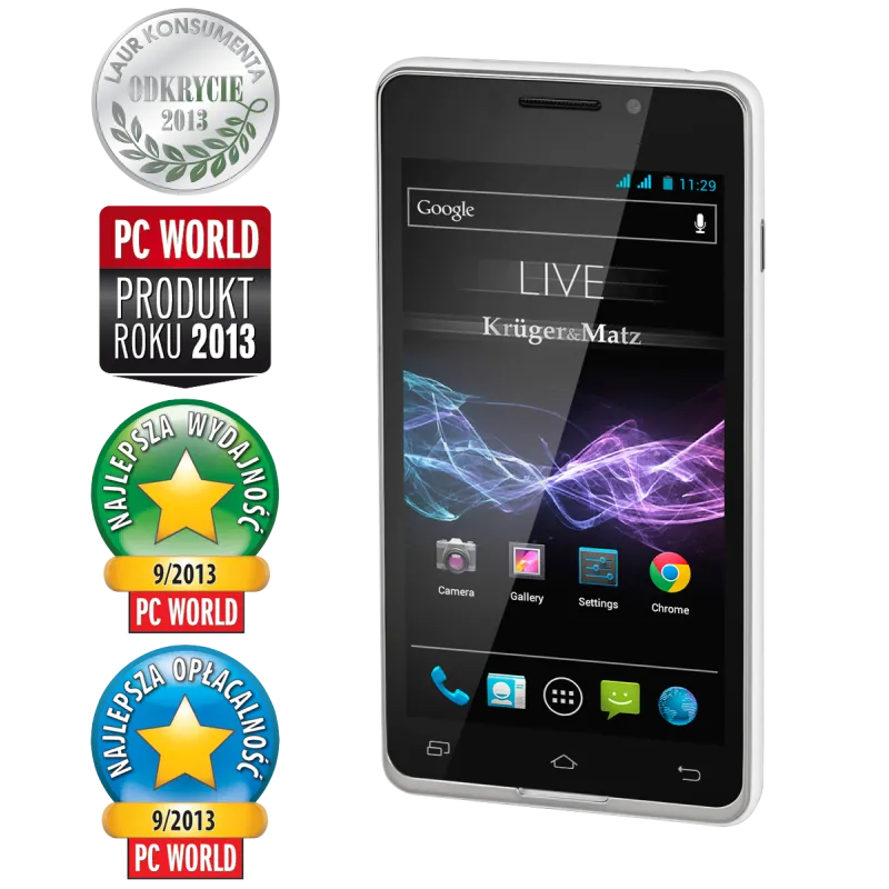 Smartfon Kruger&Matz LIVE white