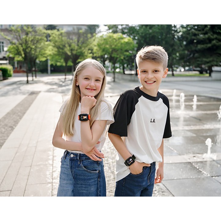 Smartwatch Garett Kids Tech 4G czarny velcro Smartwatch Garett Kids Tech 4G czarny velcro