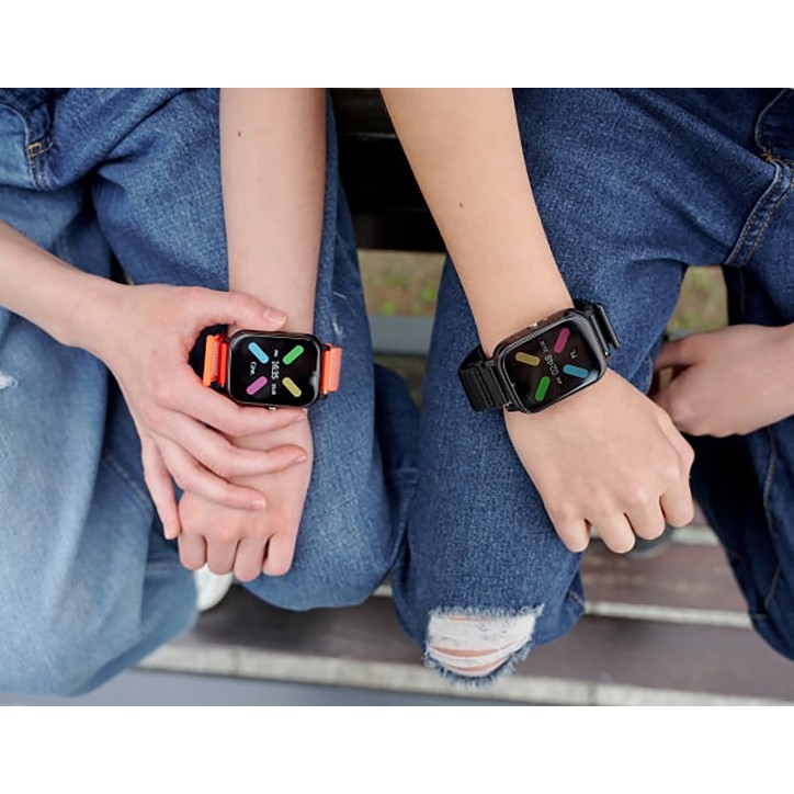 Smartwatch Garett Kids Tech 4G czarny velcro Smartwatch Garett Kids Tech 4G czarny velcro