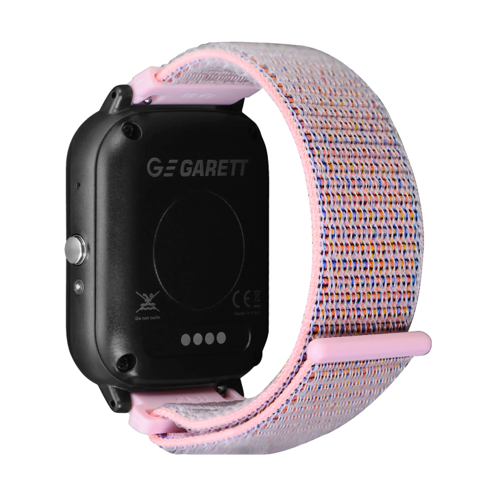 Smartwatch Garett Kids Tech 4G różowy velcro Smartwatch Garett Kids Tech 4G różowy velcro