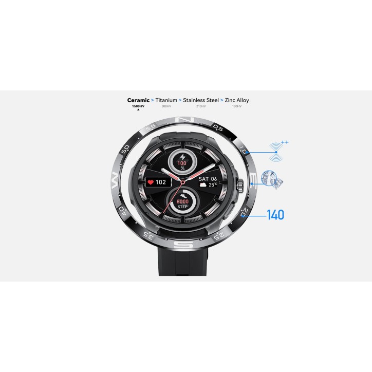 Smartwatch KIESLECT Actor black Smartwatch KIESLECT Actor black