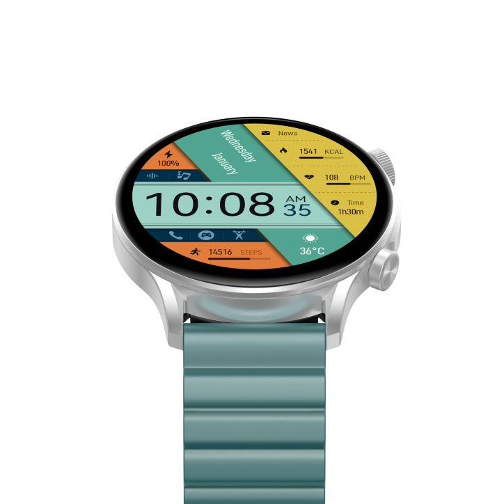 Smartwatch KIESLECT KRPRO silver Smartwatch KIESLECT KRPRO silver