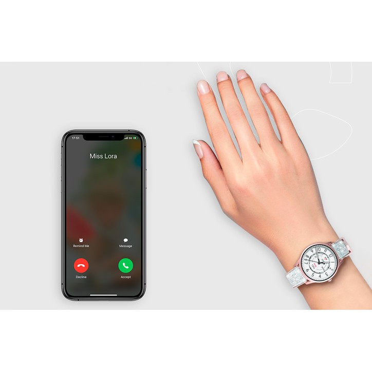 Smartwatch KIESLECT Lora Pink Smartwatch KIESLECT Lora Pink