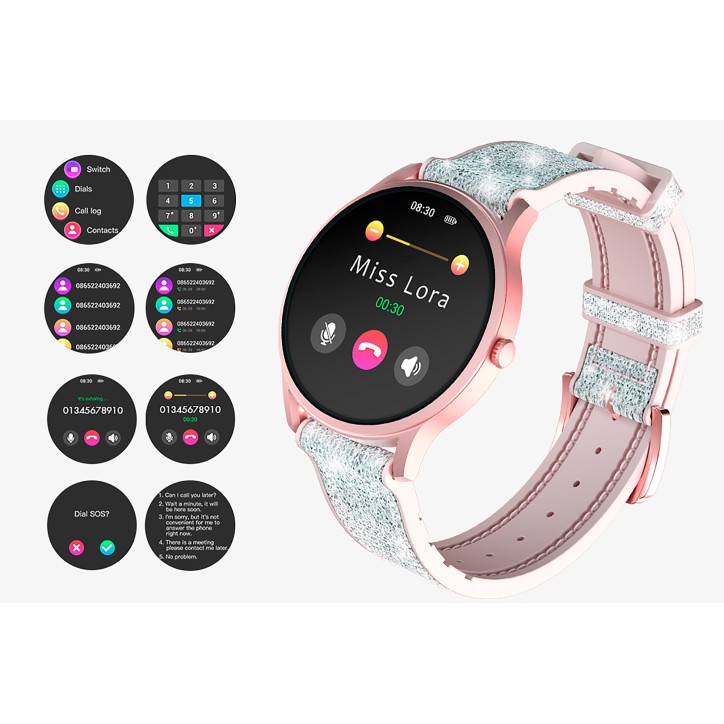 Smartwatch KIESLECT Lora Pink Smartwatch KIESLECT Lora Pink