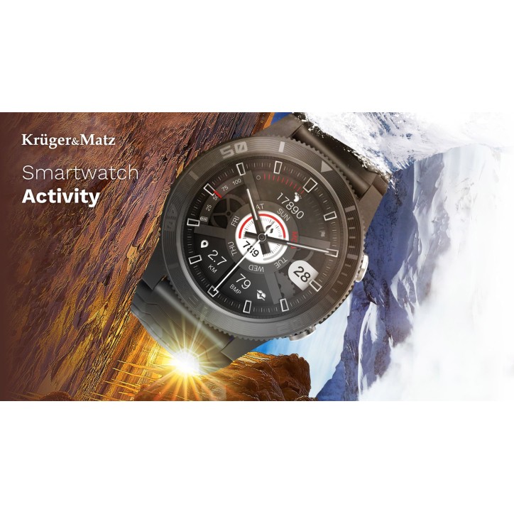 Smartwatch Kruger&Matz Activity Black GPS Smartwatch Kruger&Matz Activity Black GPS