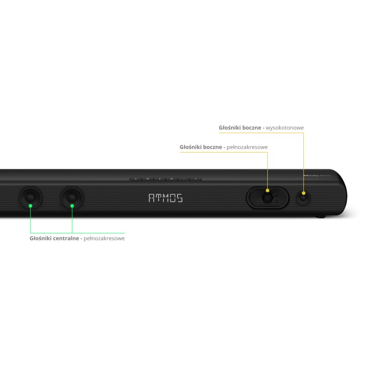 Soundbar Kruger&Matz Odyssey 3.1.2 CH Dolby Atmos Soundbar Kruger&Matz Odyssey 3.1.2 CH Dolby Atmos