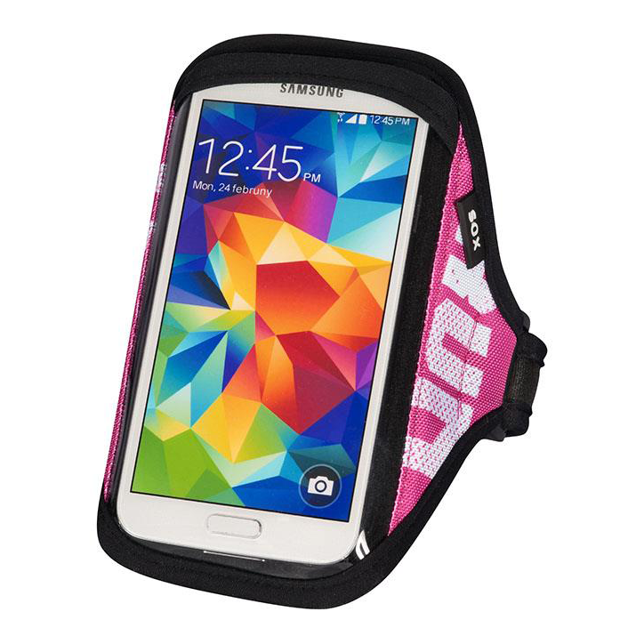 SOX opaska sportowa na smartfon RUN AWAY S/M 25-33cm różowa SOX opaska sportowa na smartfon RUN AWAY S/M 25-33cm różowa