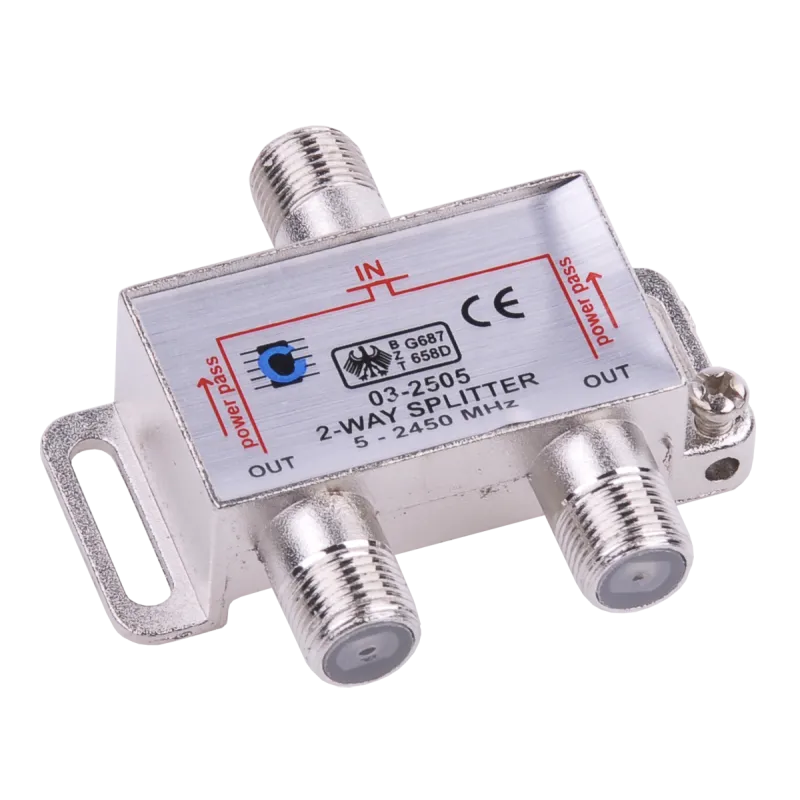 Splitter 2way 5-2450MHz Splitter 2way 5-2450MHz
