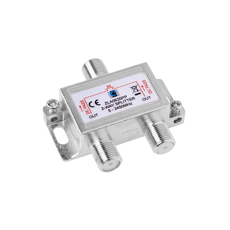 Splitter 2way 5-2450MHz power pass