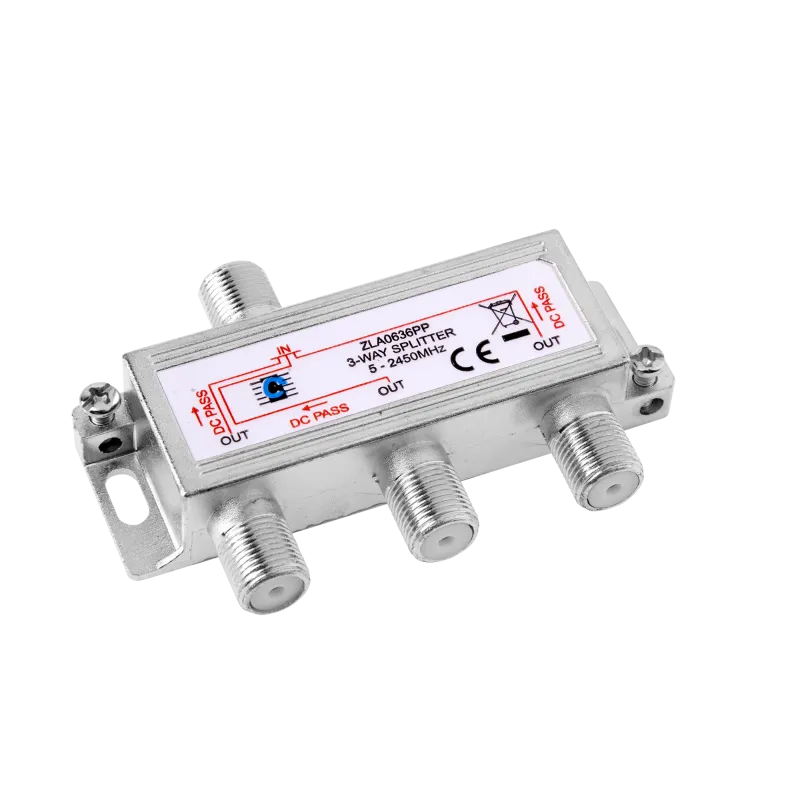 Splitter 3way 5-2450MHz power pass