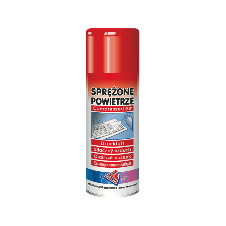 Sprężone powietrze 400ml.-palne MICROCHIP ART.015 Sprężone powietrze 400ml.-palne MICROCHIP ART.015