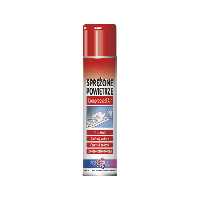 Sprężone powietrze 600ml.-palne MICROCHIP ART.017