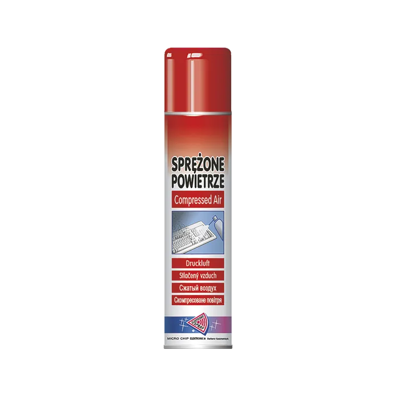 Sprężone powietrze 600ml.-palne MICROCHIP ART.017 Sprężone powietrze 600ml.-palne MICROCHIP ART.017