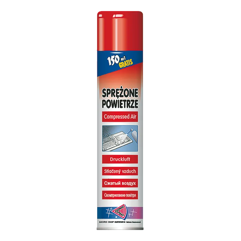 Sprężone powietrze 800ml.-palne MICROCHIP ART.016 Sprężone powietrze 800ml.-palne MICROCHIP ART.016