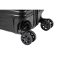 Średnia walizka aluminiowa na kółkach Kruger&Matz czarna