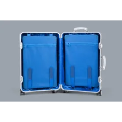 Średnia walizka aluminiowa na kółkach Kruger&Matz czarna