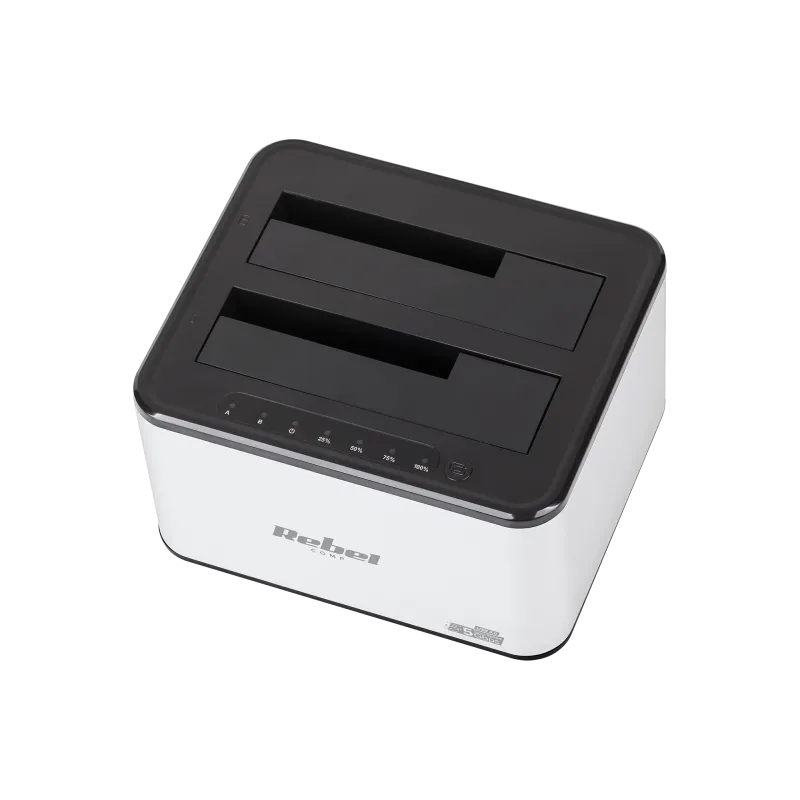 Stacja dokująca dysków HDD/ SSD USB 3.0 aluminiowa Rebel